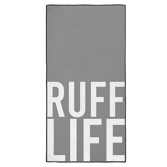 Santa Barbara Design Studio Pet Collection Microfiber Towel, 56" x 28" Ruff Life - Picture 1 of 4